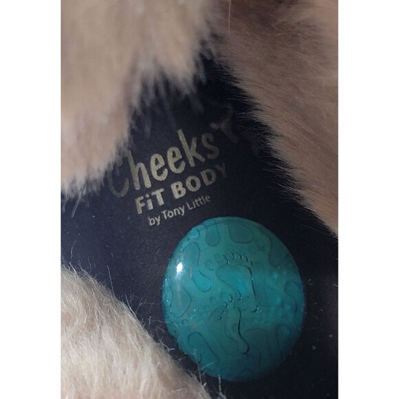 Tony Little Cheeks Fit Body Boots Brown Faux Fur Lined Zip Closure Womens 8 - Picture 8 of 12